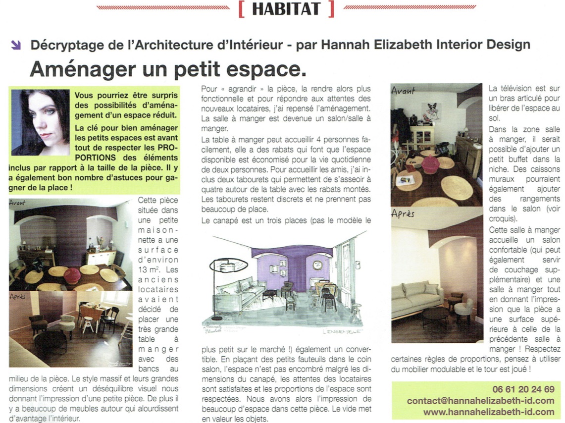 Amenager une petite espace