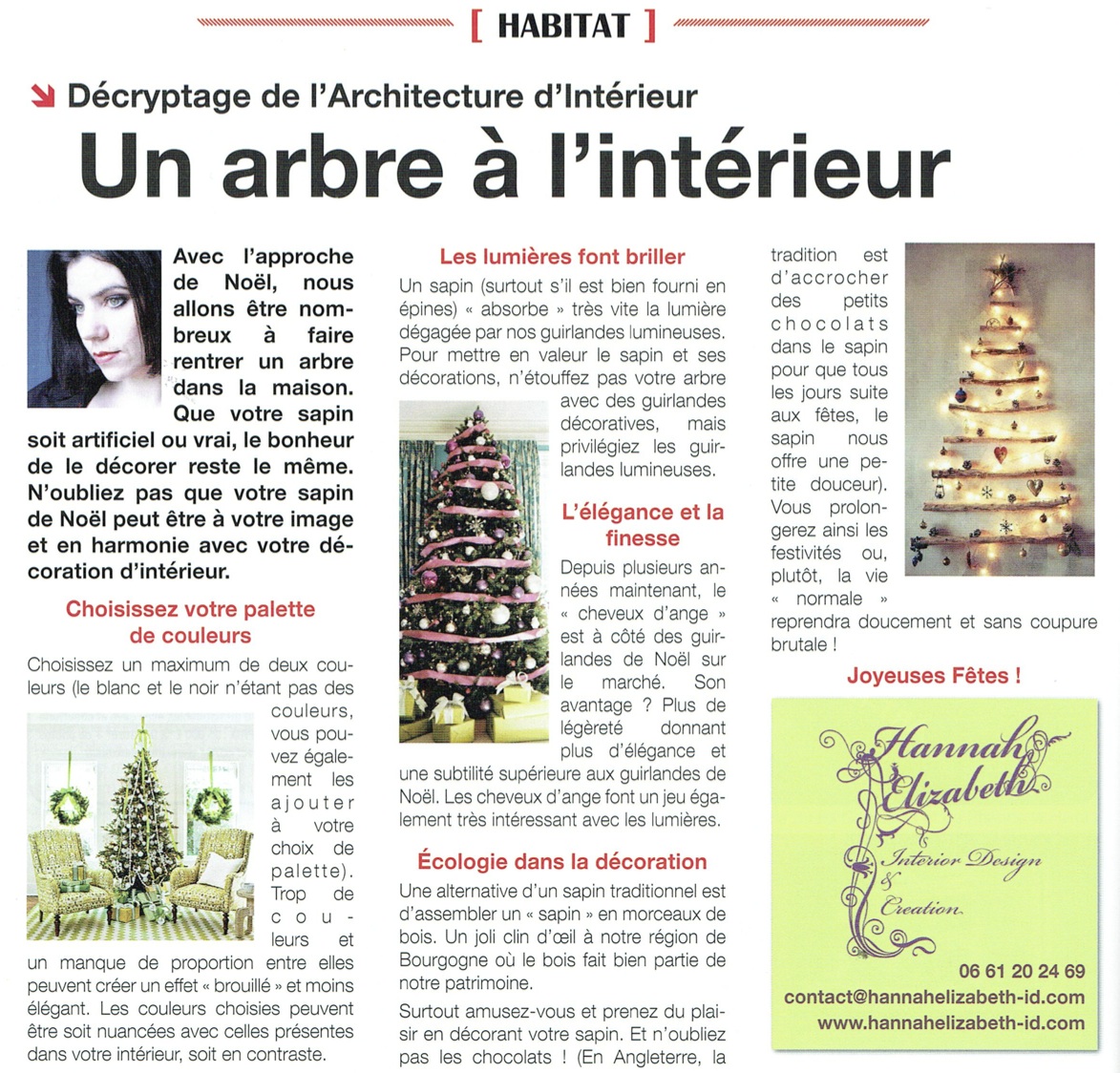 Article sapin de noel de cembre 2015