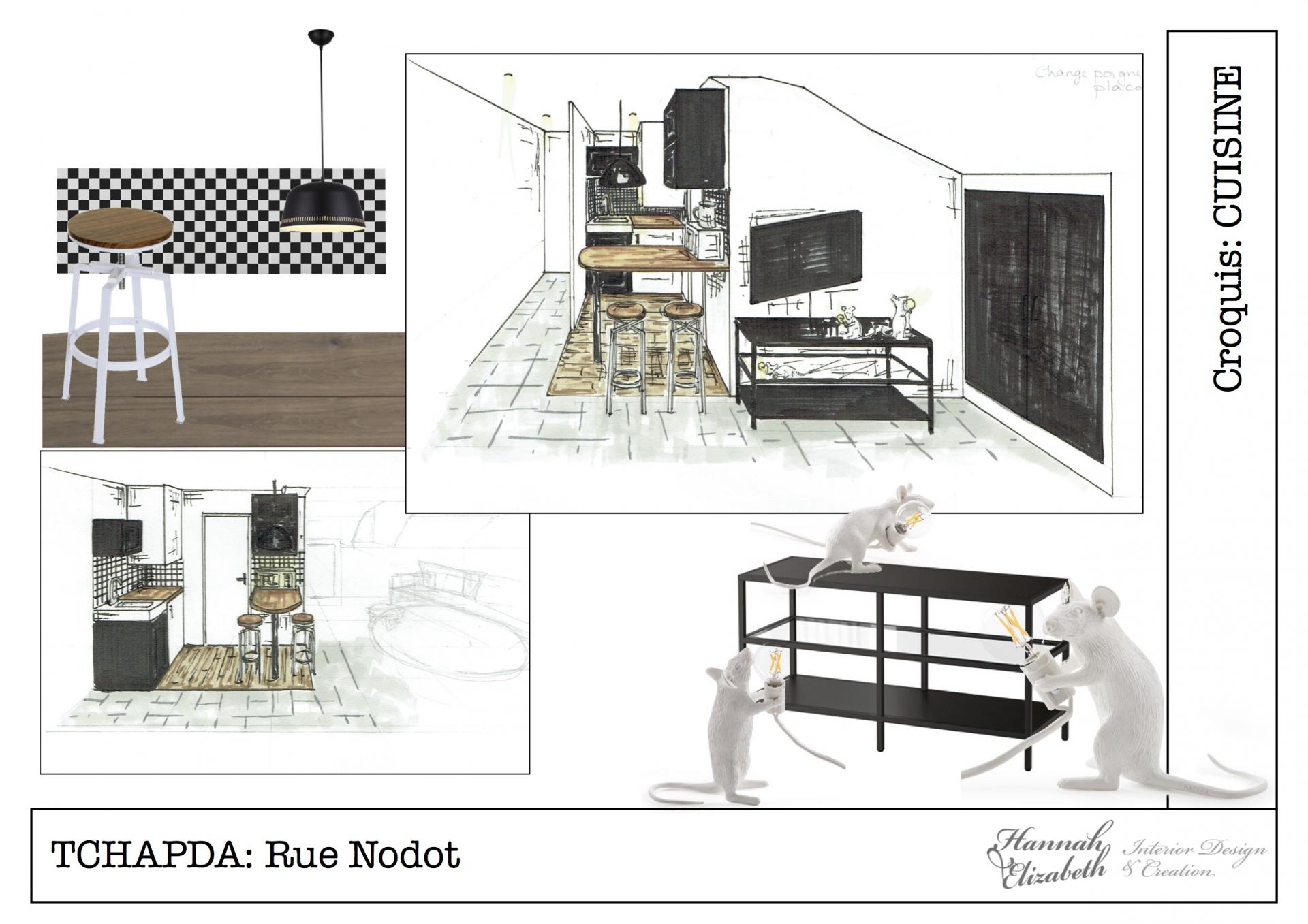 Croquis cuisine