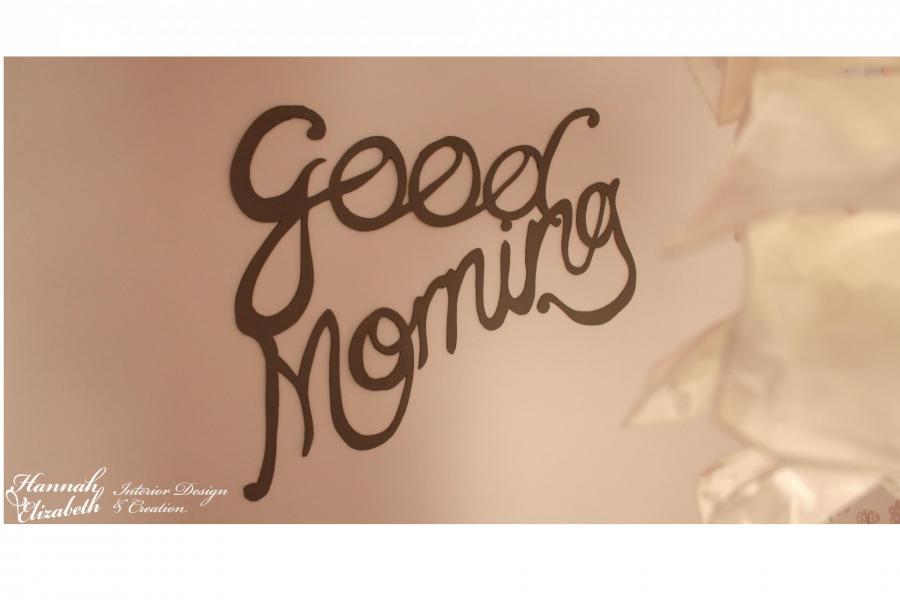 Good morning chambre fille