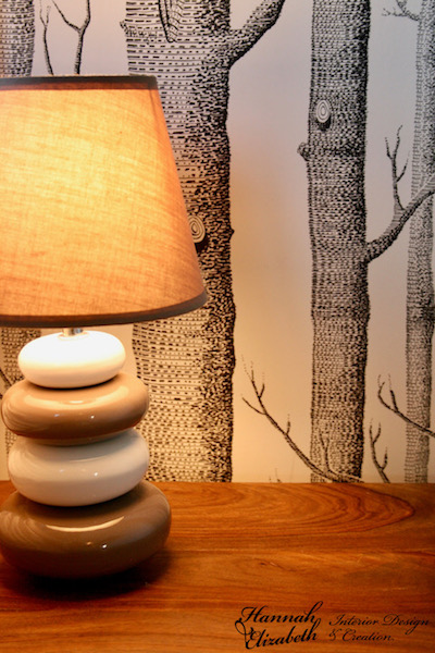 Lampe chevet nature