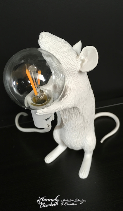 Lampe souris debout