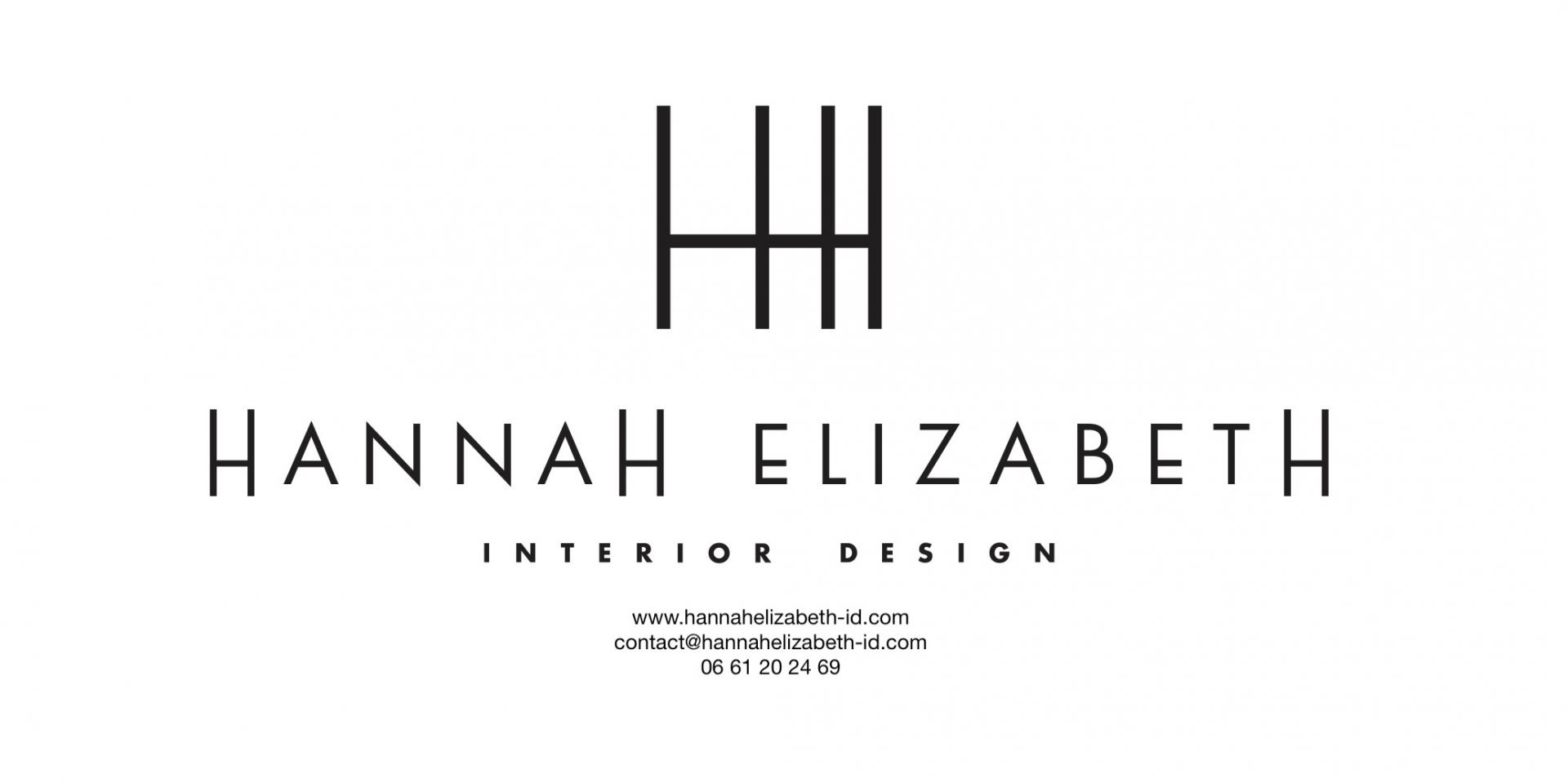 Logo hannah elizabeth id noir avec contacts 1