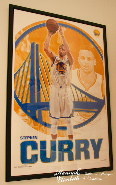 Poster stephen curry chambre garcon