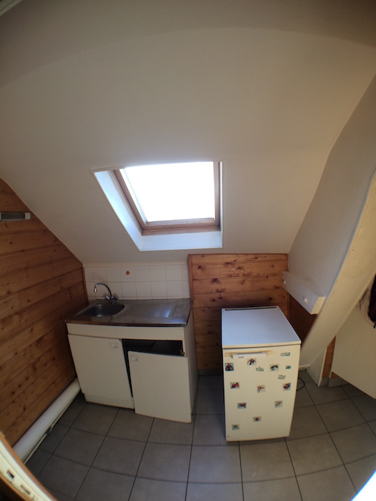 Studio appartement avant travaux cuisine