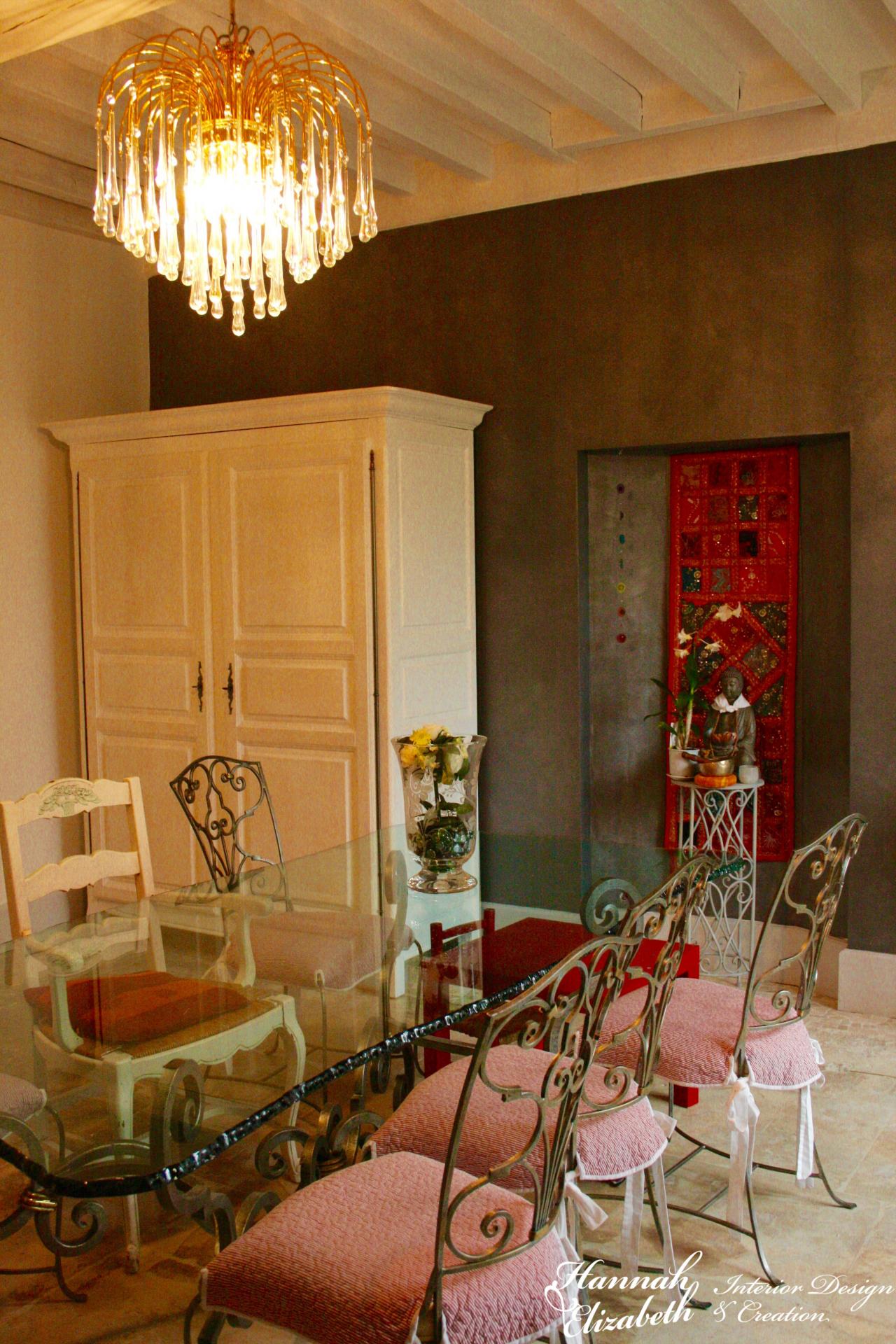 Décoration salle a manger et entrée bourgogne
